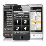 portátil teléfono inteligente interfaz de gps tracker