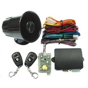 1-way de alarma del coche sistema de protección 2 con mandos a distancia