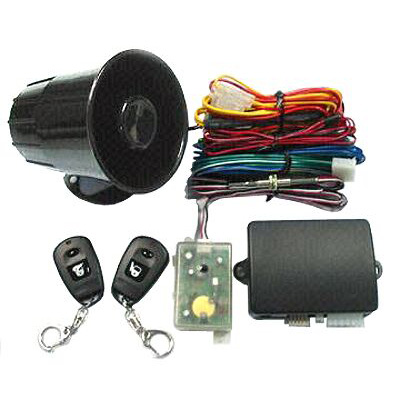 1-way de alarma del coche sistema de protección 2 con mandos a distancia