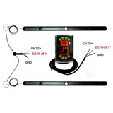Wireless display sensor de aparcamiento para el frente, trasero& 2- lateral