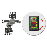 Wireless display sensor de aparcamiento para el frente, trasero& 2- lateral