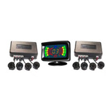 Wireless display sensor de aparcamiento para el frente, trasero& 2- lateral