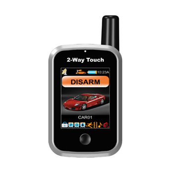 Color Touch-Screen Display 2-Way Alarm & Starter with GSM/CANbus Data Port