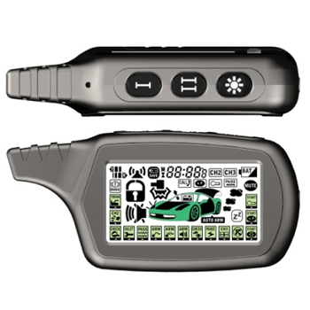LCD Display 2-Way Alarm (with GSM smartphone dataport)