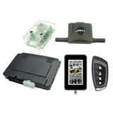 Tipo delgado 2-way lcd remoto de alarma del coche