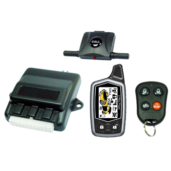 2-way pantalla lcd de alarma a distancia