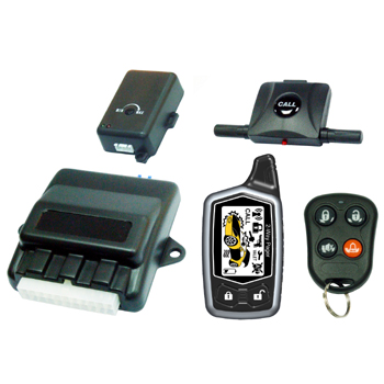 2-way pantalla lcd de alarma a distancia