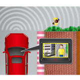 Blind spot monitor with car camera parking reversing assist system