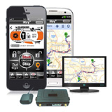 Control Remoto de teléfonos inteligentes y Perseguidor del GPS (con 2 entradas de cámara)